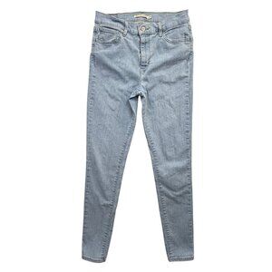 Levi's 720 High Rise Super Skinny Denim Jeans Stretch Blue Light Wash Womens 29